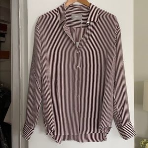 NWT Everlane The Relaxed Silk Shirt
